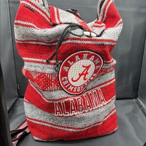 Alabama Crimson Tide Red and Gray Backpack